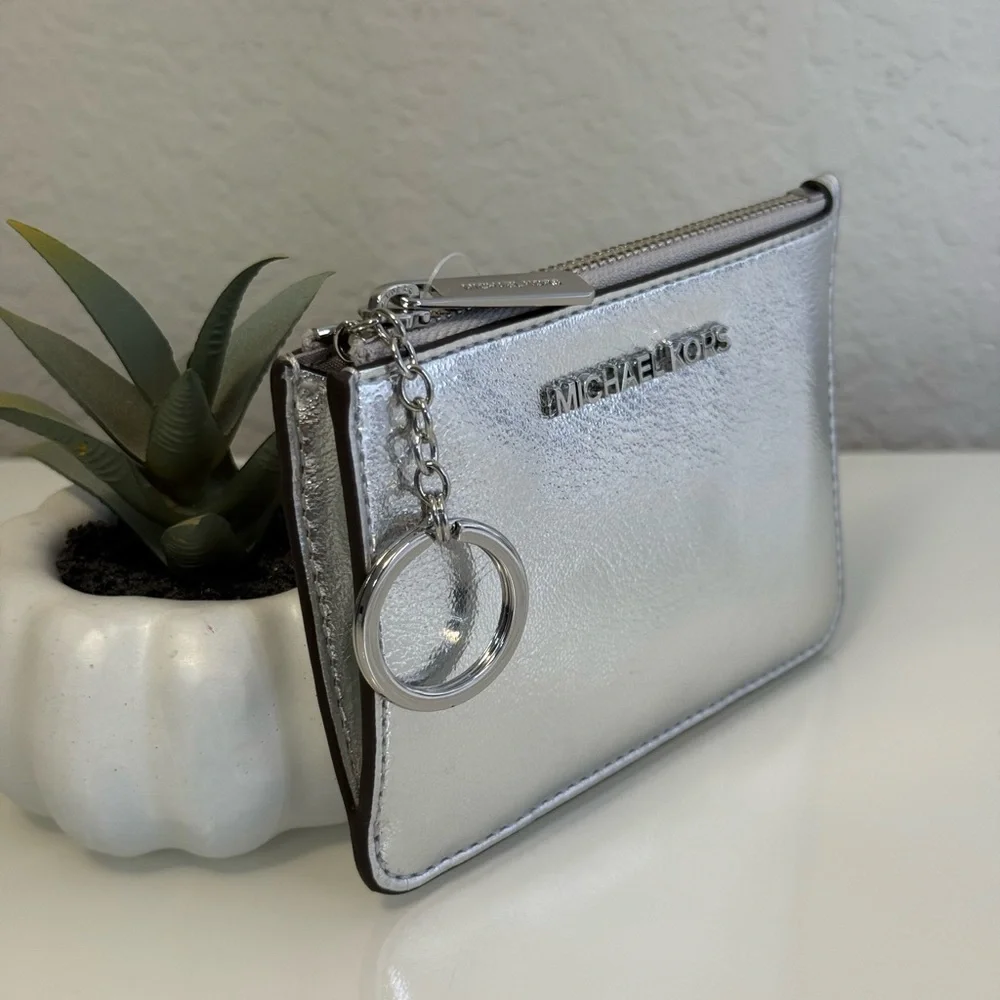 3 pcs MICHAEL KORS Jet Set Travel Dome Crossbody Bag, Coinpouch & Purse Hook! - Picture 13 of 15